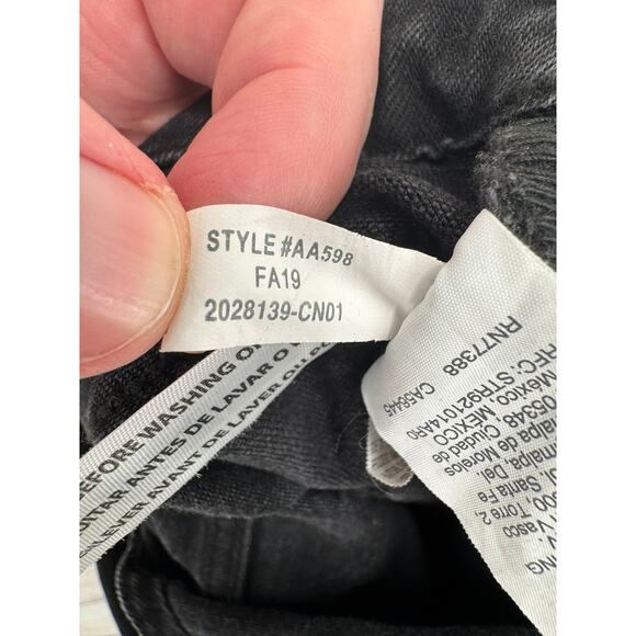 Madewell Skinny Overalls Womens XS Black Lunar Wash Stretch Denim - Picture 10 of 12